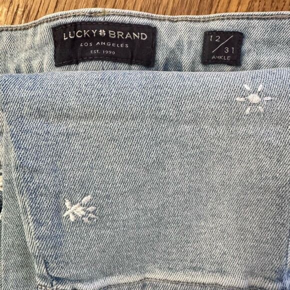 NWT Lucky Brand (12/31) Lolita Embroidered Skinny Jean - Picture 11 of 14
